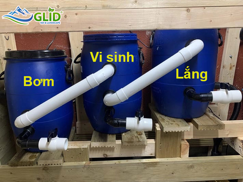 Thùng lọc chuẩn kỹ thuật cho hồ Koi